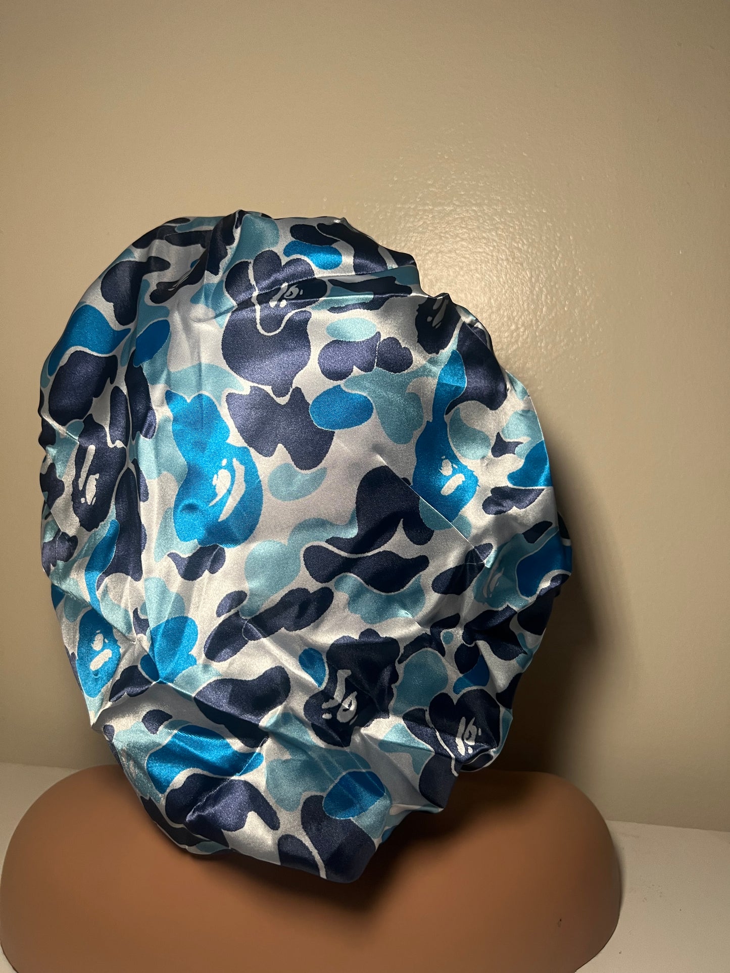 Capucha azul camuflaje