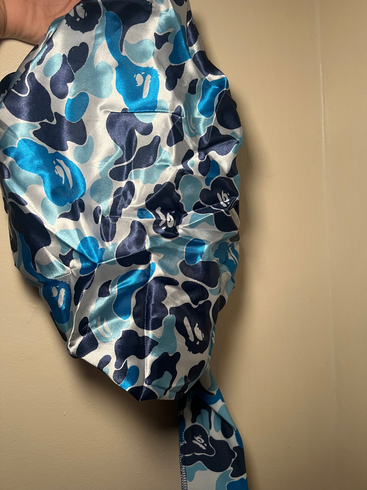 Capucha azul camuflaje