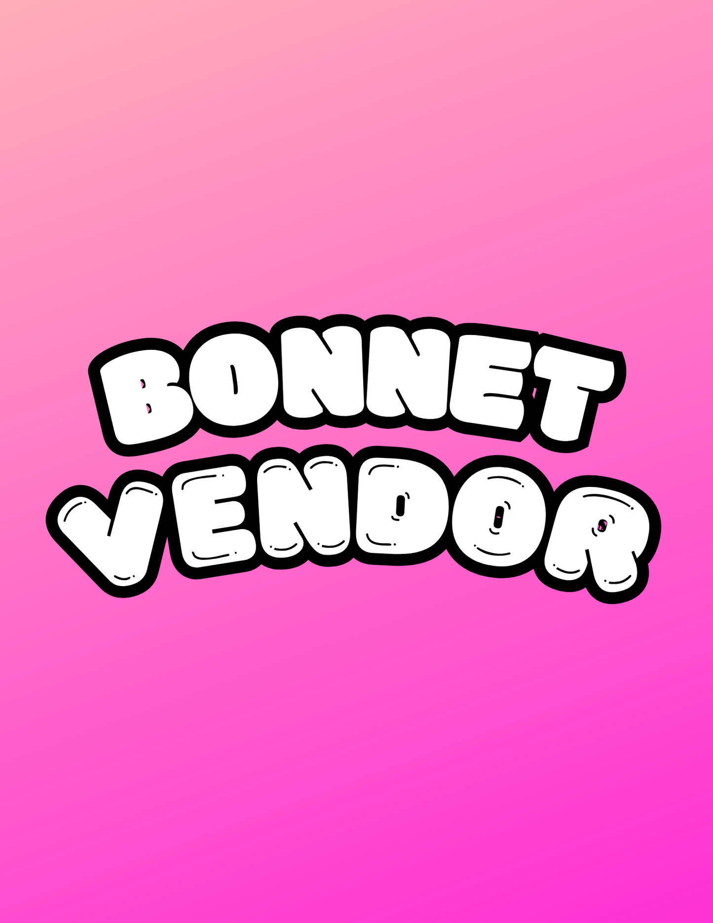Bonnet vendor
