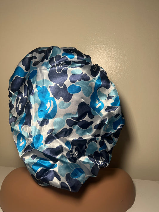 Camouflage blue bonnet