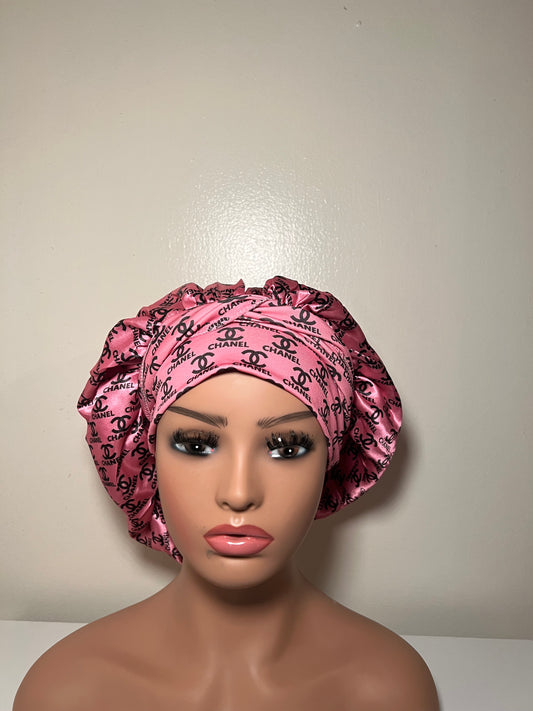 Pink Chanel bonnet