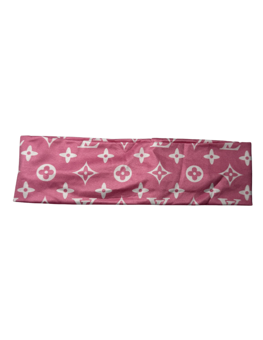 Pink LV headband
