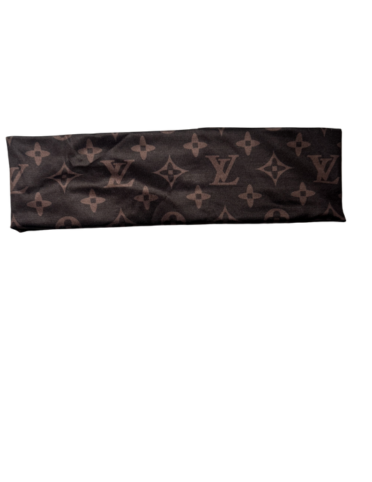 Brown LV headband