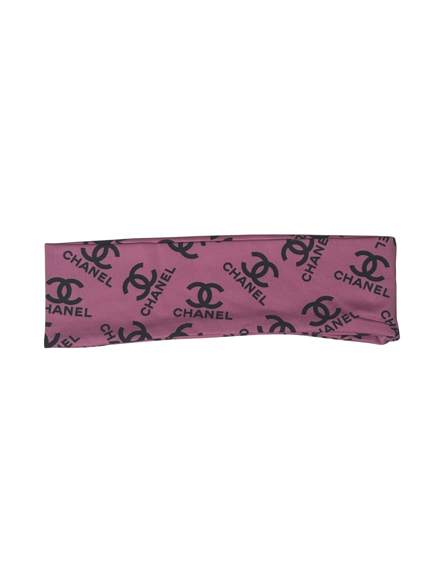 Pink Chanel headband