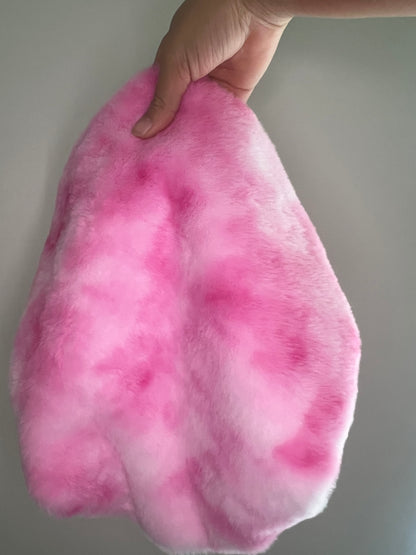 Pink Fur bonnet
