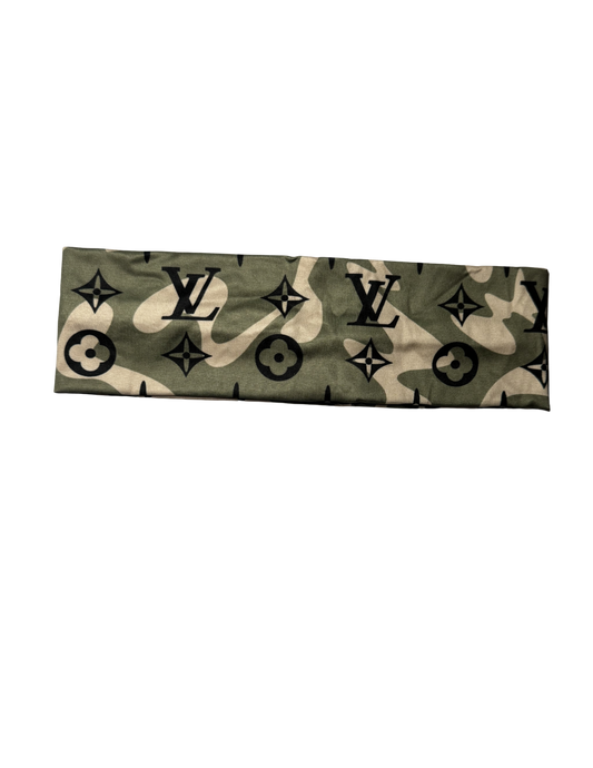 Camo LV headband